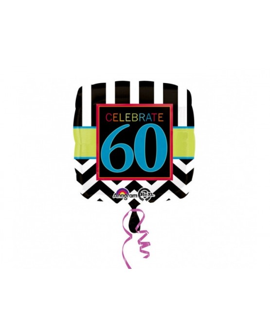 Fól. balón Celebrate 60     43cm 1ks