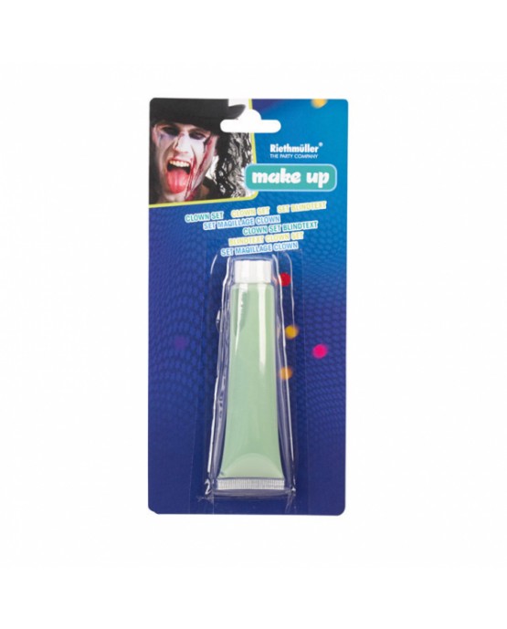 Make-up - hororová tvár -bledozelená