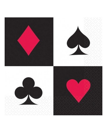 Servítky kartové  znaky -33 cm 16ks