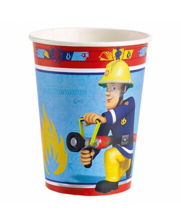 Poháre  Požiarnik Sam 266ml 8ks