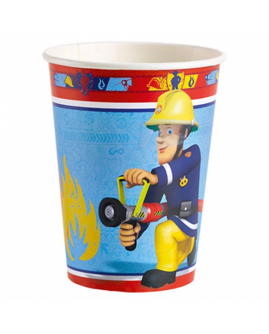 Poháre  Požiarnik Sam 266ml 8ks