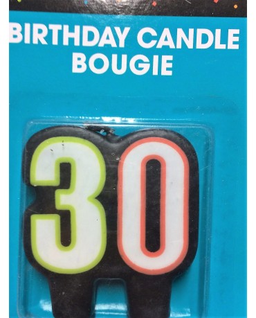 Sviečka číslo 30