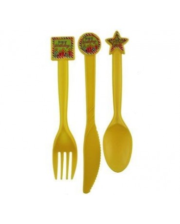 Set príborov Happy Birthday 24ks