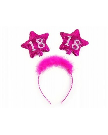 Čelenka - ružové hviezdy č.18