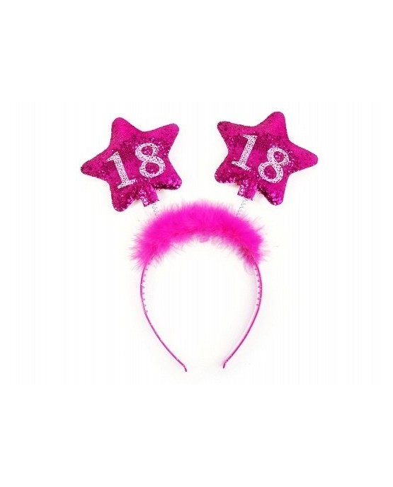 Čelenka - ružové hviezdy č.18