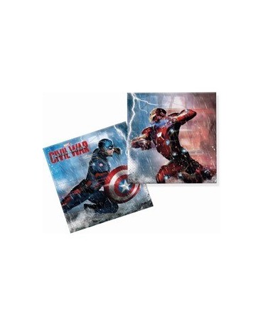 Servítky Kapitán Amerika 33cm 20ks