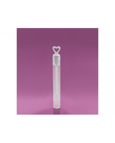 Bublifuk srdiečko - biely