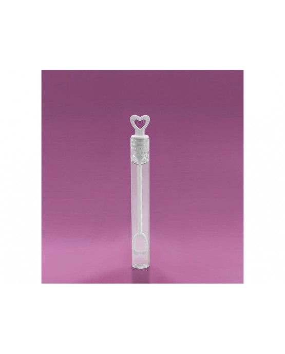 Bublifuk srdiečko - biely