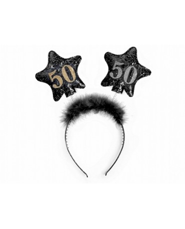 Čelenka - čierne hviezdy  č.50