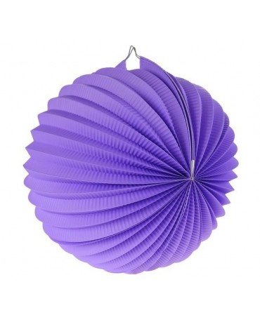 Dekorácia guľa fialová 25cm 1ks