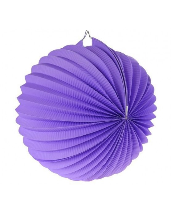 Dekorácia guľa fialová 25cm 1ks