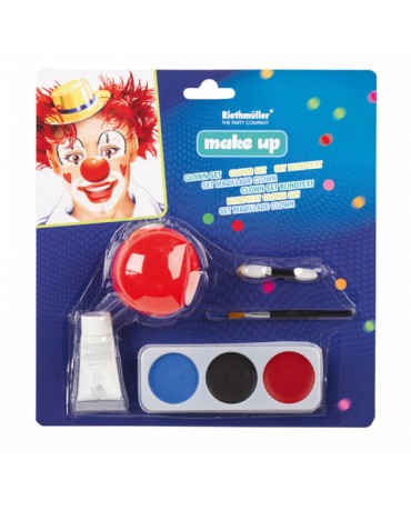 Farby na tvár - klaun