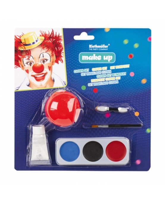 Farby na tvár - klaun