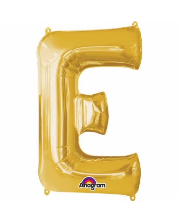 Fóliový balón - zlaté E 20x33cm