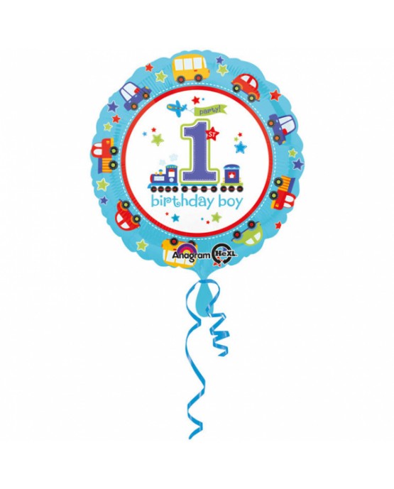 Fóliový balón Birthday boy č.1 43cm