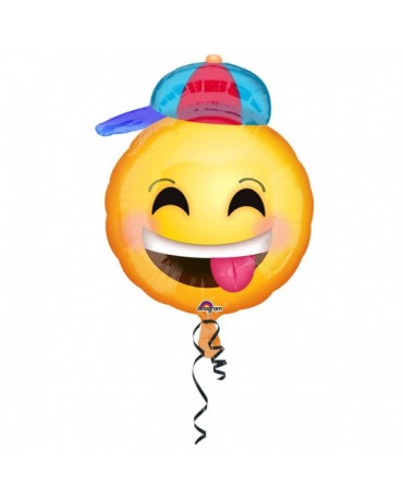 Fóliový balón Emotikon 43x50cm