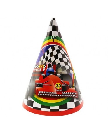 Klobúčiky Formula 6ks