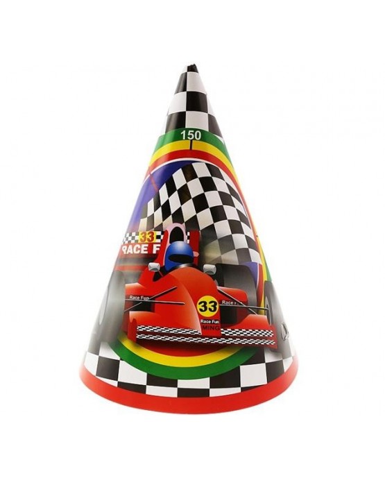 Klobúčiky Formula 6ks