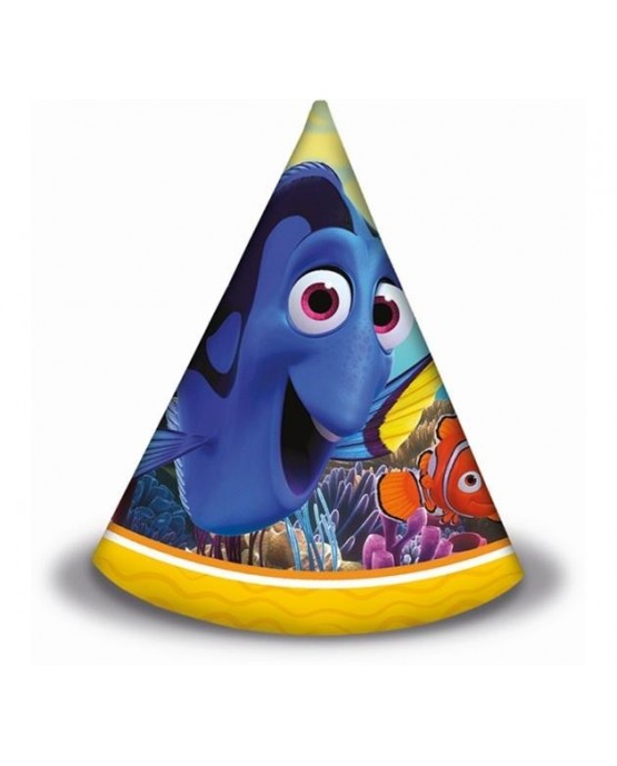 Klobúčiky Hľadá sa Dory  6 ks