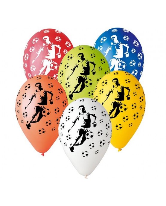 Latexové balóny Futbal -mix 30cm 10ks