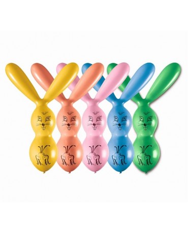 Latexové balóny zajac 90cm 10ks