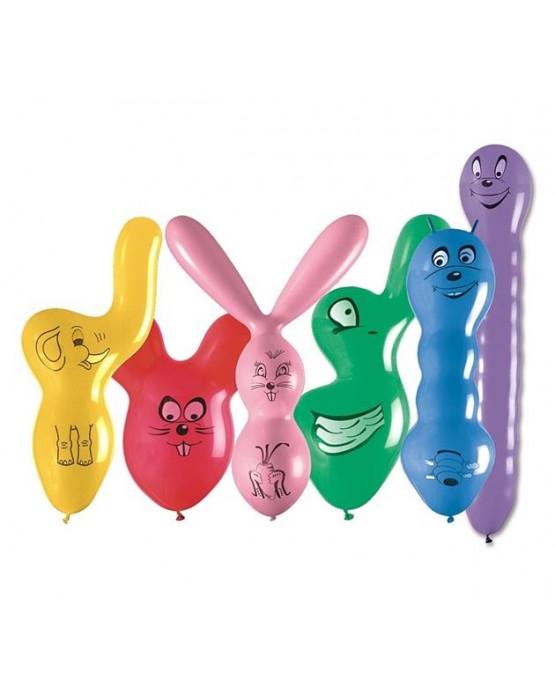 Latexové balóny zvieratká-mix 10ks
