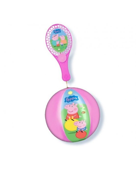 Peppa - lopta s raketkou 1ks