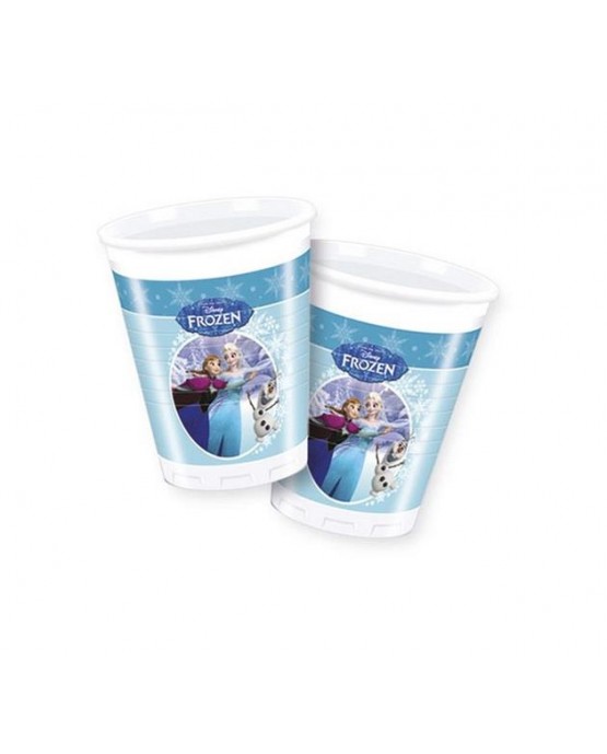 Poháre Frozen - Ice skating 200ml - 8 ks