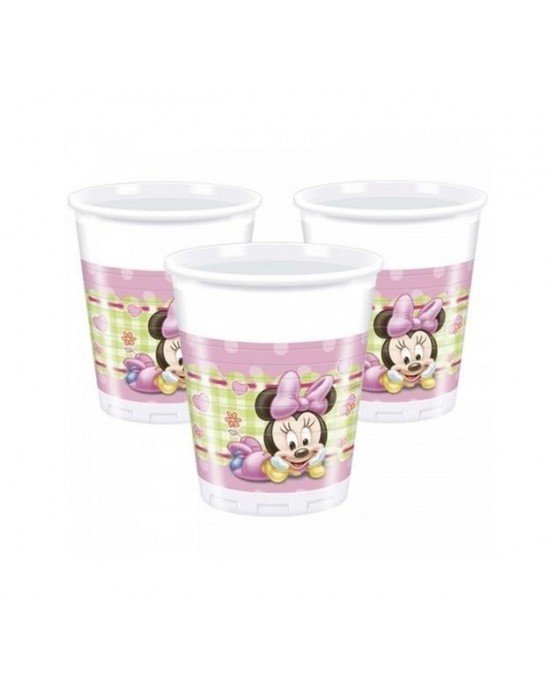 Poháre Minnie Mouse- Baby 200ml - 8 ks