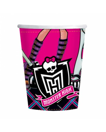 Poháre Monster High - 250 ml - 8ks