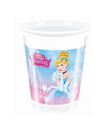 Poháre Princess 200ml - 8 ks