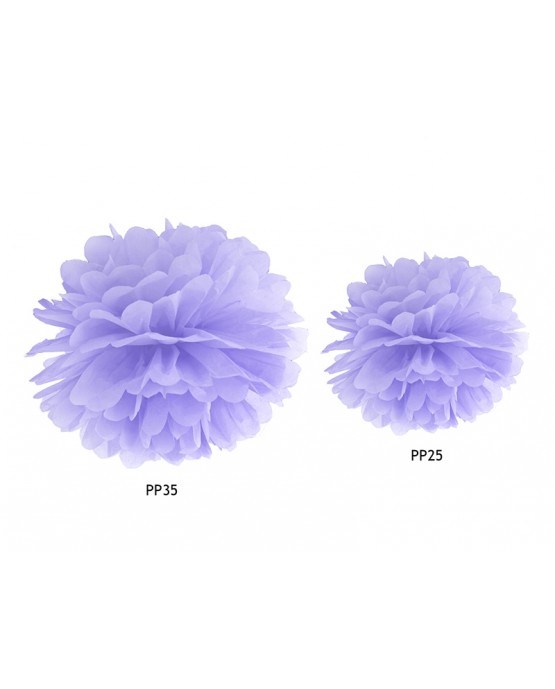 Pompón - bledofialový 25cm