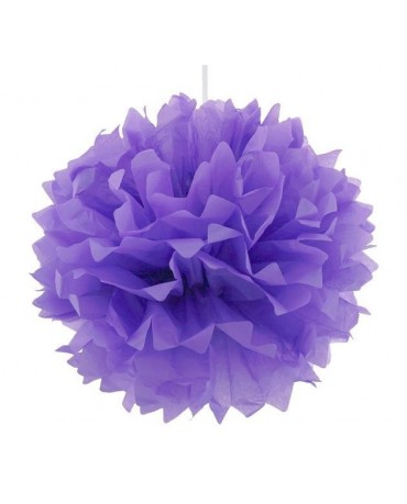 Pompón - fialový 40cm 1ks
