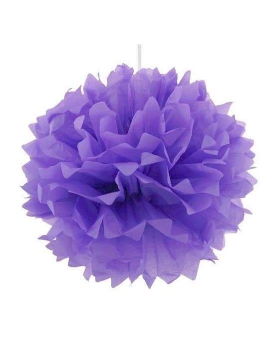 Pompón - fialový 40cm 1ks