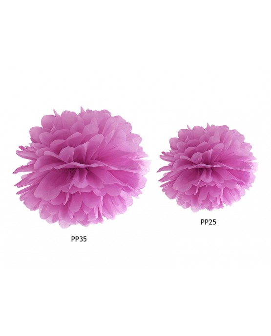 Pompón -fialový 25cm
