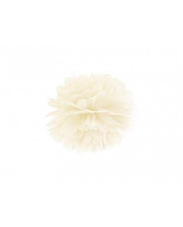 Pompón -krémový 25cm