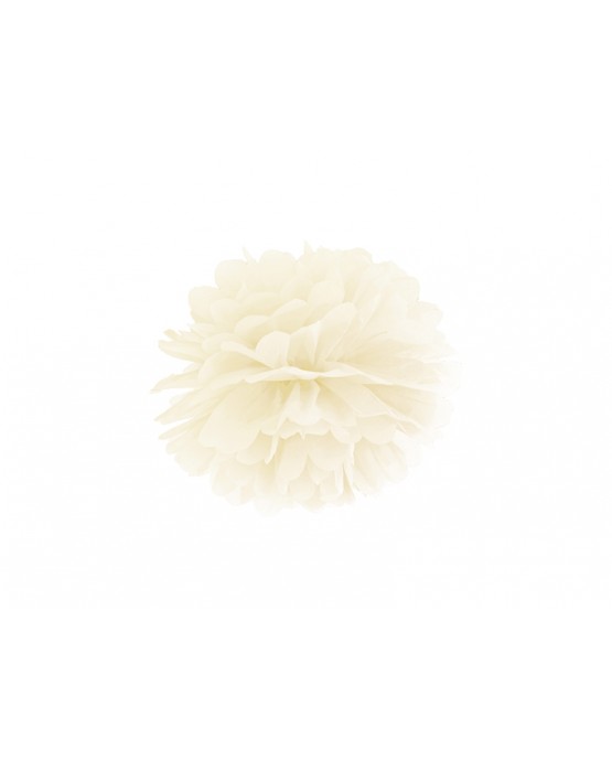 Pompón -krémový 25cm