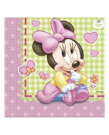 Servítky  Minnie Mouse- Baby - 33cm 20ks