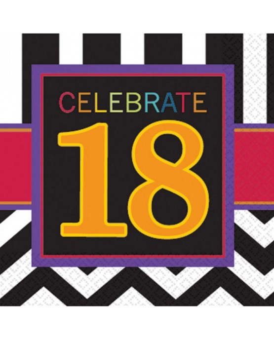 Servítky Celebrate 18    33cm 16ks