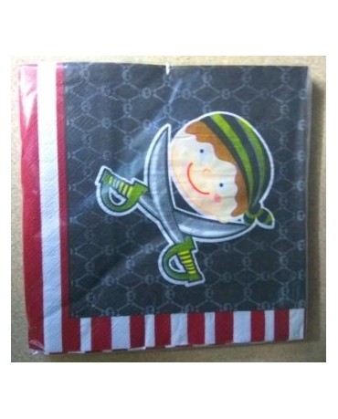 Servítky Statočný pirát 33cm 20ks