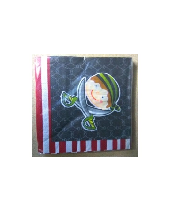 Servítky Statočný pirát 33cm 20ks