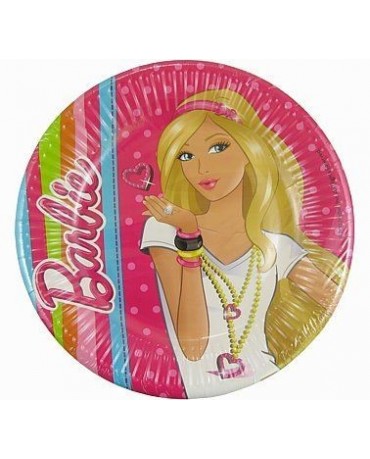 Tanieriky Barbie- 23 cm - 10 ks