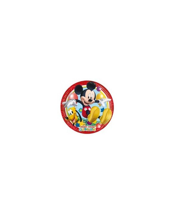Tanieriky Mickey Mouse 20 cm 8 ks