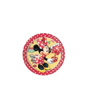 Tanieriky Minnie Mouse - Caffe 20 cm - 8 ks