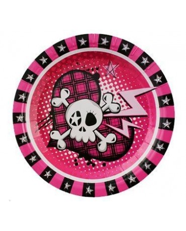 Tanieriky Rockové pirátky 23cm 6ks