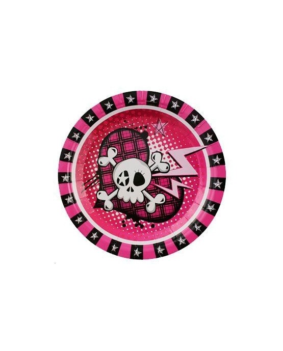 Tanieriky Rockové pirátky 23cm 6ks