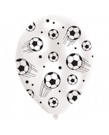 Latexové balóny Futbal 11" 6ks