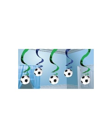 Špirály - futbalová lopta 61cm 5ks