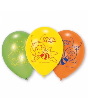 Latexové balóny -Včielka Maja 9" 6ks