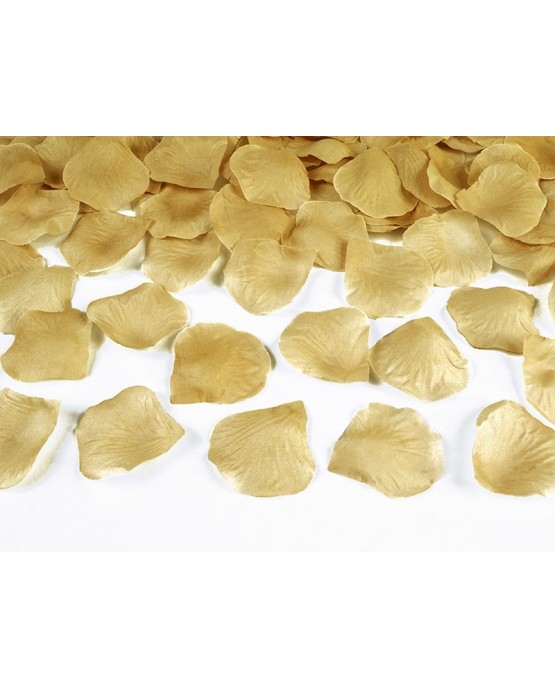 Lupene ruží -zlaté 100ks